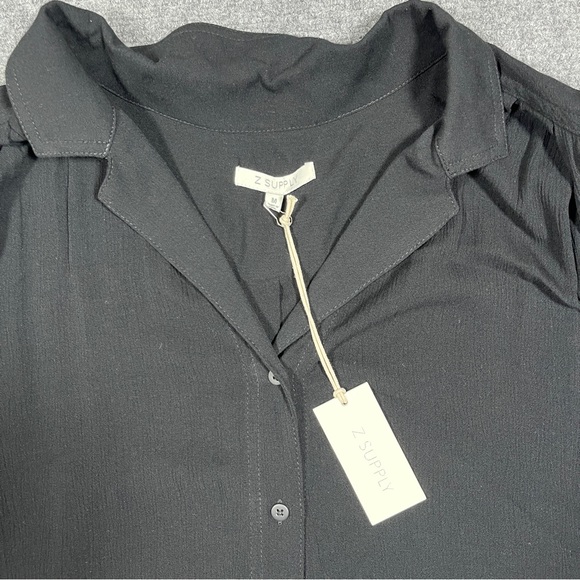 Z SUPPLY JAYCE BUTTON DOWN MINI SHIRT DRESS Medium - Picture 3 of 6